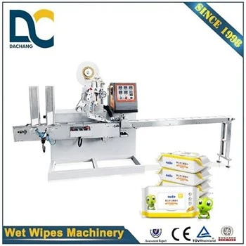 Verpakkingsmachine voor natte tissues